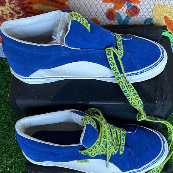 Vans The Snake Trail Lx Suede/Canvas True Blue/Marshmallow Men’s sneakers - Picture 4 of 16